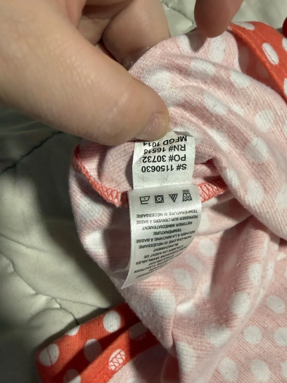 Polka Dot Orange White Flower Dress 18 Month Youngland Baby Short Sleeve